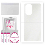 apgo Protective Skin Sticker for the back compatible with Ulefone Note 13P, Wrap Film, Foil, Vinyl - Pattern Matte Transparent