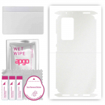 apgo Protective Skin Sticker for the back+sides compatible with Xiaomi 12 Pro, Full Wrap Film, Foil, Vinyl - Pattern Matte Transparent