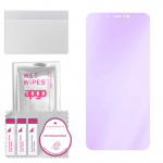 apgo Anti-Blue 9H Hybrid protective glass compatible with Tecno Pouvoir 3 Air, flexible nano glass, great replacement for tempered glass, scratch-resi