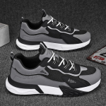 Mada Vyri&scaron;ki Mados Sportbačiai Laisvalaikio Sportiniai Batai Vyrams Lengvi Kvėpuojantys Batai Studentams Plok&scaron;čiapadžiai Bėgimo Batai Zapatillas Hombre 39 juoda