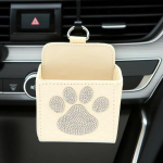 &bdquo;Bling Butterfly&ldquo; automobilio laikymo krep&scaron;ys Automobilio oro i&scaron;leidimo anga &scaron;iuk&scaron;lių mai&scaron;elio organizatorius Mobiliojo telefono raktas Akiniai nuo saulės ventiliacija tvarkinga pakabinama laikymo dėžutė