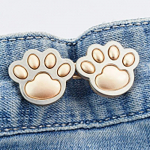 Mieli katės nagai suveržia juosmenį sagtys Sagės Smeigtukai Reguliuojamas užsegamas mygtukas Džinsų sagos Nuimami drabužių priedai