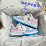 Maži balti bateliai Sunshine Chameleon Nauji bateliai Studentė Korėjieti&scaron;ka versija Laisvalaikio riedlentės batai Air Force One sportbačiai 35