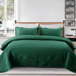 Kri&scaron;tolo aksomo laminuota medvilnė lovos užvalkalas dygsniuotas Europos laisvalaikio užvalkalas Antklodė namų patalynė 220*240cm single bedcover žalia
