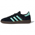 adidas Handball Spezial Juodi Skaidriai Mėtiniai Vyri&scaron;ki Sportbačiai Pagrindinės Juodos Spalvos Su Guminiais Padukais IH7491 38⅔