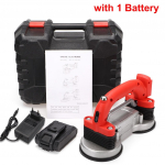 200KG 60-120mm 5 Greičiai 21V 1200W Plytelių Vibratorius Reguliuojamas Automatinis Grindų Vibratorius Lygiavimo Įrankis Su Baterija Plytelių Dėjimo Ma&scaron;ina 1 x Battery