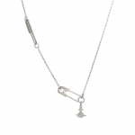 Vivienne Westwood Sagių Dizaino Karoliai Moteri&scaron;ki karoliai Sidabriniai 630203F701P019 Basic Packaging-Dust Bag+Box