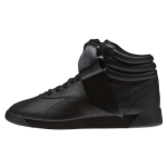 Reebok Freestyle Hi Madingi patogūs auk&scaron;takulniai laisvalaikio riedlenčių batai, moteri&scaron;ki juodi CM8904 35.5