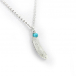 Les Tr&eacute;sors De Lily [G9334] - Collier Argent 'Navajos' turquoise turkis