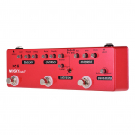 MOSKYAudio DC5 6 viename gitaros kelių efektų pedalo delsa + choras + i&scaron;kraipymas + greitis + stiprintuvas raudona