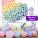 100 vnt 10 colių Macaron balionai Spalvingi latekso balionai vakarėliui gimtadienio vakarėliui papuo&scaron;ti 100pcs