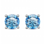 Kelių spalvų ketur&scaron;akiai moissanite auskarai 30 centų 50 centų 1 karatas 2 karatų sidabro vyrams ir moterims, įvairių spalvų Pasirenkami paprasti auskarai 8MM