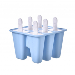 Silicone 6 Hole Popsicle Ice s Classic s Trays Reusable rožinė