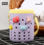 BTS BT21 oficialus mini silikagelio sausiklis, sausintuvas Autenti&scaron;kas VIOLET