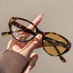 Mėlyną &scaron;viesą blokuojantys fotochrominiai trumparegystės akiniai Itin lengvi katės akiniai artimo matymo akiniai moteri&scaron;ki didelės rai&scaron;kos optiniai akiniai -2.0