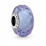 Pandora Bangų Violetinio Murano Stiklo Pakabukas gray