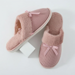 Comwarm Žieminiai &Scaron;ilti Pliu&scaron;iniai Namų &Scaron;lepetės Moterims Naujos Mink&scaron;tos Patogios Viduje Medvilninės &Scaron;lepetės Moteri&scaron;kos Laisvalaikio Kailinės Pūkuotos Plok&scaron;čios &Scaron;lepetės 36-37 rožinė