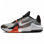 Nike Air Max Impact 4 Juodi Ry&scaron;kiai Raudoni Vyri&scaron;ki Sportbačiai Vilkų Pilki Balti DM1124-002 44.5