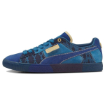 Dapper Dan x Puma Clyde Vintage Pre-Game Runway - Mėlyni Vyri&scaron;ki sportbačiai Blazing-Blue Lake-Blue 392082-01 35.5