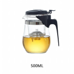 Stiklinis arbatinukas su nuimamu užpilu, palaidų lapų arbatos virimo aparatas 500ml