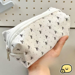 1 vnt. Paprastas juodas kaspinėlis pie&scaron;tukinė studentui Korėjieti&scaron;ka mada Miela pie&scaron;tukinė Ne&scaron;iojama Didelės talpos kanceliarinė rankinė