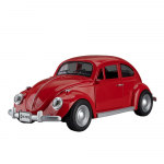 1/18 &bdquo;Scale Beetle&ldquo;, 1955 m. lydinio liejimo slėginis klasikinis modelis, garso ir &scaron;viesos serijos gimtadienio dovana raudona
