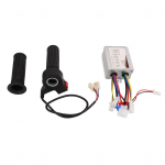 24V500W aliuminio lydinio &scaron;lifuoto greičio valdiklio rinkinys su 3 greičių droselio pasukama rankena, skirta elektrai