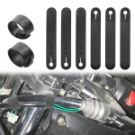 Motociklo guminis kabelių ri&scaron;iklis Guminis kabelių tvarkymo diržas Elastingas tvirtas guminis kabelių organizatorius Motociklo priedai spain