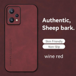 Realme10 8pro 9pro prabangus avikailio odinis dėklas, skirtas Oppo Realme 8 9 9i 10 Pro Plus 4g 5g Retro vyrų nugaros dangtelis Realme8 Realme9 Realme V20 vyno raudonos spalvos
