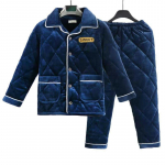 Ypač stori žiemos flaneliniai pižama berniukams - &Scaron;iltas vientisas drabužis vidutinio ir didelio dydžio vaikams 120cm (Size 14) for height 105-115cm, 50 catties
