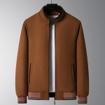 Rudens ir žiemos vilnos sustorinta vyri&scaron;ka auk&scaron;čiausios kokybės verslo stiliaus striukė M kava