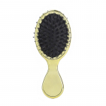 Electroplated Mini Boar Bristle Air Cushion Hairbrush 14*6*3cm 50g