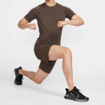 Nike Pro SS25 Vyri&scaron;ki Bėgimo Sporto Serijos Kvėpuojantys Laisvalaikio Trumpomis Rankovėmis Mar&scaron;kinėliai Vyri&scaron;ki Vir&scaron;utiniai Drabužiai HV0410-237 M