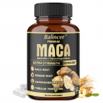 Žen&scaron;enio &scaron;aknis, juodieji pipirai, žen&scaron;enio &scaron;aknis, makos &scaron;aknis, maisto papildai 120 kapsulių 120 Capsules