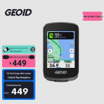 GEOID CC700 Pro I&scaron;manusis GPS dviračio kompiuteris su spalvotu lietimui jautriu ekranu (CN versija)