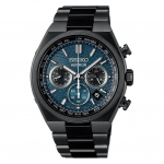 ASTRON SBXY105 Pagaminta Saulės energija Radijo bangomis Pasaulio laikas Chronografas Data Tamsiai turkio spalvos Grynasis titano korpusas ir apyrankė [Seiko Laikrodis] Vyri&scaron;kas Laikrodis, Japonija, Varomas,