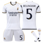 23/24 Nauji Madrido Real namų futbolo treniruočių mar&scaron;kinėlių komplektai (Nr.5 BELLINGHAM) 110
