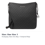MICHAEL KORS Jet Set Travel Drobė Su Oda Per Petį Krep&scaron;iai Dideli Moteri&scaron;ki Juodi 35F8STVM7B-BLACK One Size 1 black