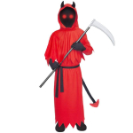 Vaikų Helovino Cosplay Kostiumas Unisex Berniukams Mergaitėms Ilgomis Rankovėmis Vir&scaron;utinė Dalies ir Kelnaičių Rinkinys Karnavalo &Scaron;ventės Kostiumas XL red