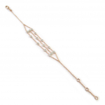 Altesse [P0551] - Bracelet plaqu&eacute; or 'Sissi' dor&eacute; ros&eacute;