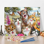 Rankomis tapytas namų dekoravimas Skaitmeninis aliejinis paveikslas Drobės skaičiai Aliejinė tapyba &bdquo;Pasidaryk pats&ldquo; Tapyba pagal skaičius 40x50cm no frame