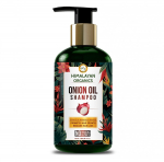 Plaukų &scaron;ampūnas su svogūnų aliejumi: plaukų augimui (300 ml), Svogūnų aliejaus &scaron;ampūnas, Himalayan Organics 28.75
