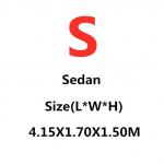 Universalūs visureigio / sedano pilni automobilio dangteliai lauko vandeniui atsparūs saulės lietui sniego apsauga nuo UV automobilio skėčio sidabro S-XXL automobilio dėklo dangtelis S-4.15X1.70X1.50