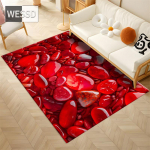 3D kilimas Spalvingas akmens kilimėlis Mink&scaron;tas kilimas miegamajame Mielas kilimėlis koridoriuje sugeriantis tualeto kilimėlis Didelis vonios kilimėlis 120x180cm 1pcs