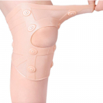 1 vnt magnetinės terapijos kelio pagalvėlė, kelio kilimėlio atrama, suspaudimo įvorė, sužalojimus palengvinantis ir atkuriantis apsauginis diržas HMM S smėlis