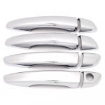 Peugeot 308 308SW 5008 MK II 508 508SW MK I chromuotos i&scaron;orinės durų rankenos dangtelis chromo stiliaus apdailos liejimo rėmelis Door Handle Cover white