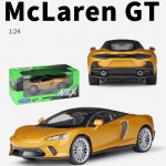 1/24 mastelio Welly McLaren GT lydinio automobilio modelis lieto metalo žaislinės transporto priemonės automobilio modelis didelės simuliacijos kolekcija vaiki&scaron;kos dovanos 1/24-19.4x7.9x5.2cm auksas
