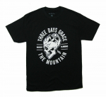 Three Days Grace Mountain juodi unisex mar&scaron;kinėliai S