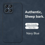 Prabangus avikailio odinis dėklas, skirtas Huawei Honor 50 Se X8 X7 X8a 4g 5g X6s X7a X9a 70 Lite 90 60 Pro Men Retro nugaros vir&scaron;elis Honor50 Honor X8 4g pilka spalva
