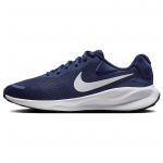 Nike Revolution 7 Vidurnakčio Mėlynumo Vyri&scaron;ki Sportbačiai Mėlyni Juodi Balti FB2207-400 45